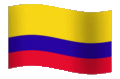 Bandera de Colombia animada