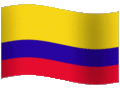 Bandera de Colombia animada
