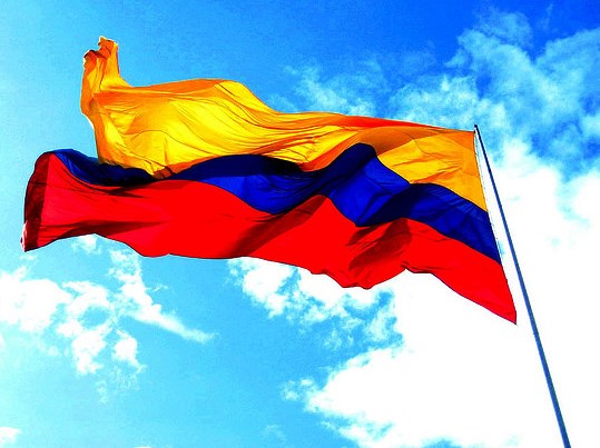 Fotos de la bandera de Colombia